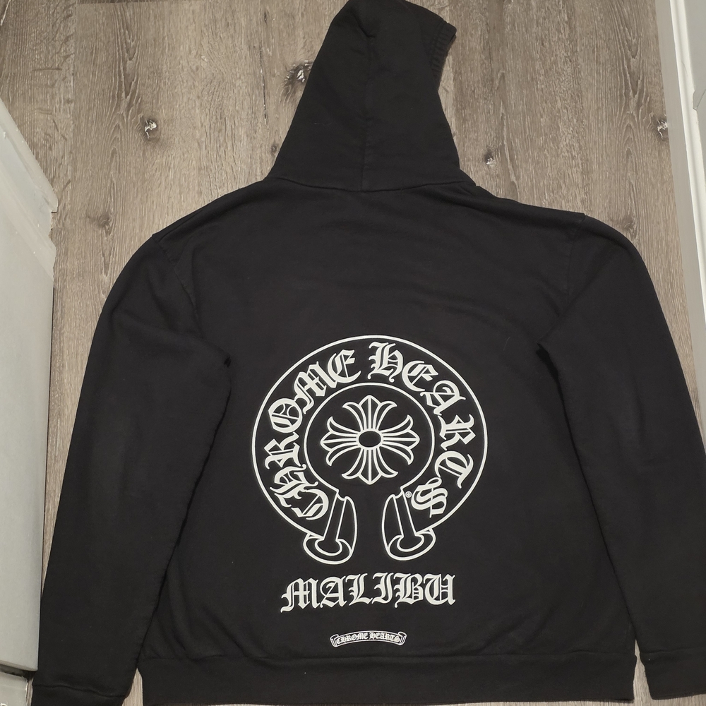 Chrome Hearts Malibu Zip Up Hoodie Mens Large